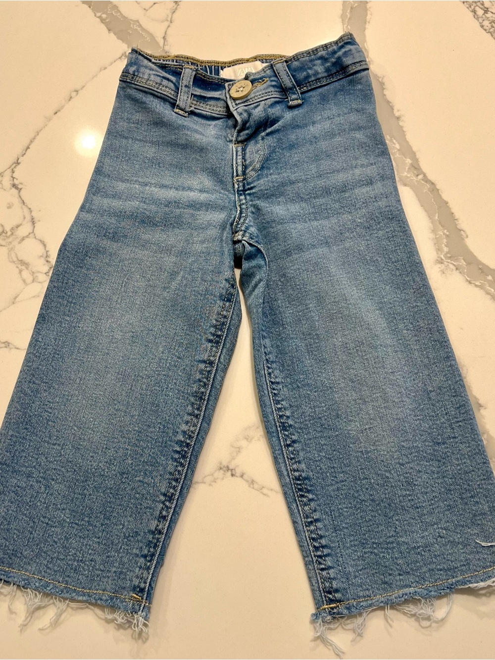 ZARA Kids Girls Blue Denim Jeans Set of 2 - Casual Straight Fit❤️❤️😎 - Picture 8 of 13